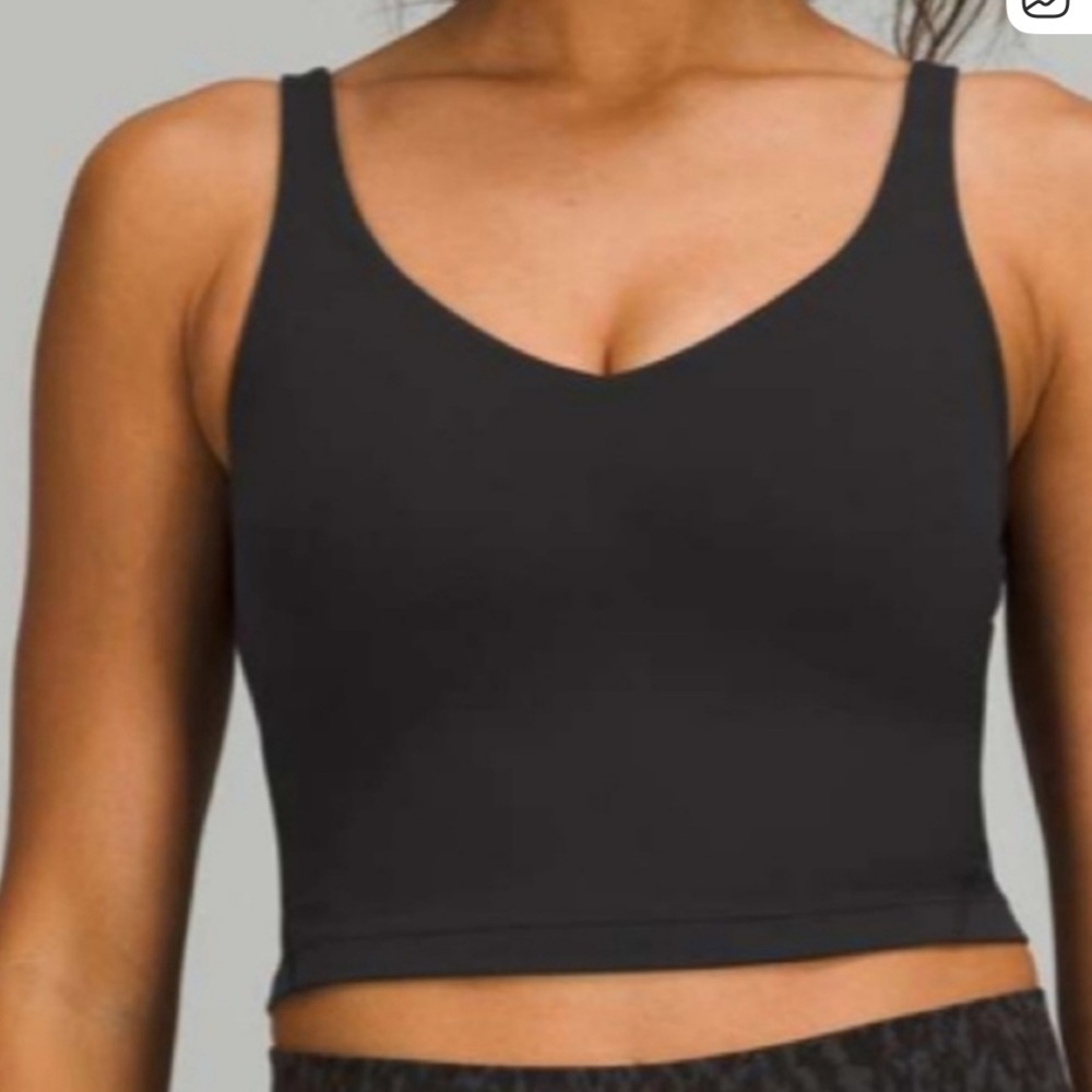 Lululemon Align Crop Tank Top Black Size 4